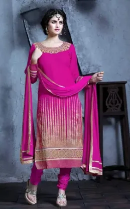 Picture of modest maxi gown indian anarkali georgette salwar kamee