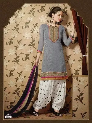 Picture of modest maxi gown indian pakistani ethnic wear anarkali 