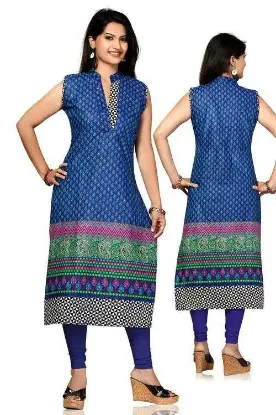 Picture of multi printed cotton salwar kameez indian pakistani sal