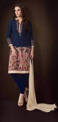 Picture of original pakistani zareen chiffon embroidered suit dres