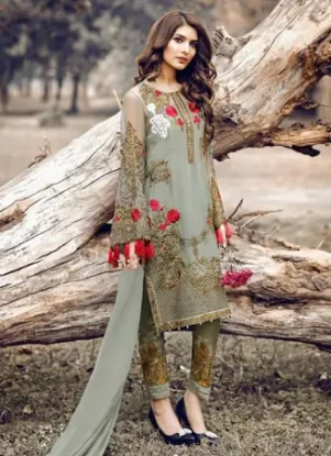 Picture of pakistani bollywood designer wedding dress anarkali sal