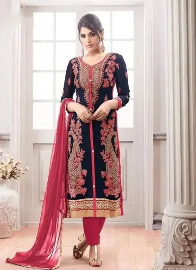 Picture of pakistani bollywood patiyala suit-indian designer patiy