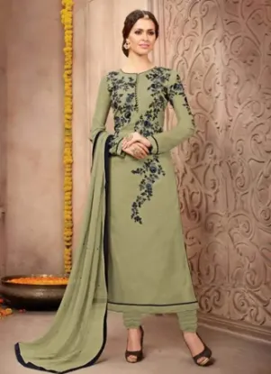 Picture of pakistani designer 2 pieces dress ,s2938