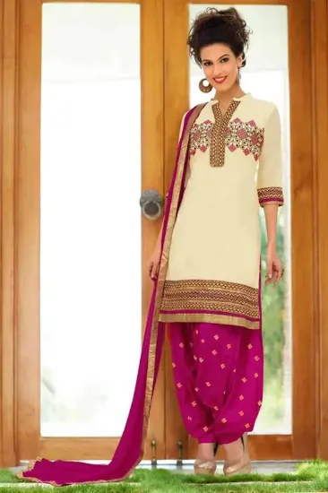 Picture of salwar suits bollywood lehenga style design indian grey