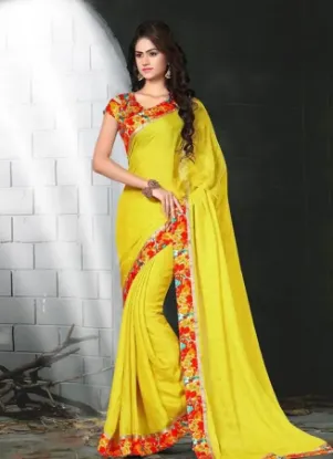 Picture of barkha georgette printed casual saree sari bellydance f