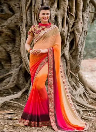 Picture of beige saree soft silk saree grand pallu full jari work,