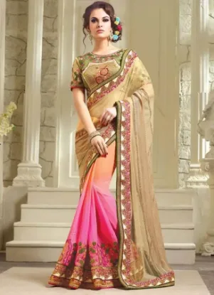 Picture of bhavna georgette printed casual saree sari bellydance f