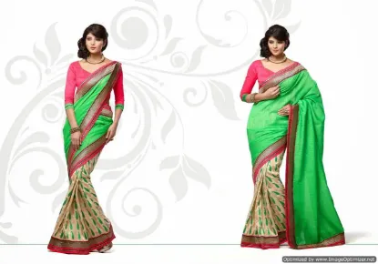 Picture of Bollywood Designer Indian Wedding Partywear Saree Fashi