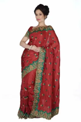 Picture of bollywood designer indian wedding partywear saree late,