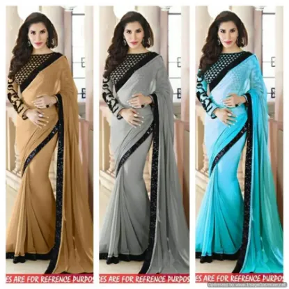 Picture of bollywood ethnic indian designer party saree sari desig