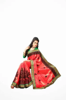 Picture of bollywood indian pakistani ethnic party wear saree ,de,