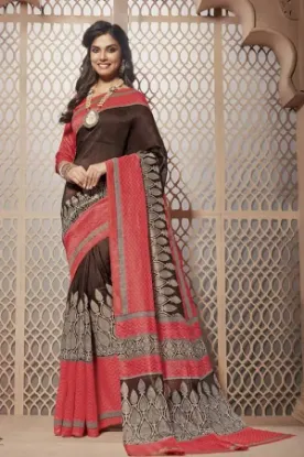 Picture of bollywood indian pakistani ethnic party wear saree des,