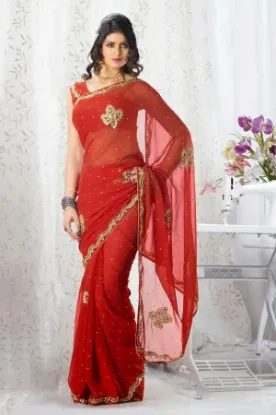 Picture of bollywood indian saree designer partywear sari wedding 