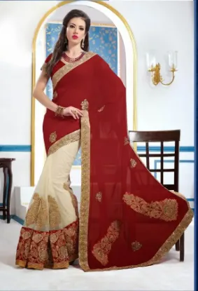 Picture of Bollywood Indian Saree Partywear Wedding Ethnic Pakista