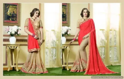 Picture of bollywood mirror work saree party indian pakistani eth,