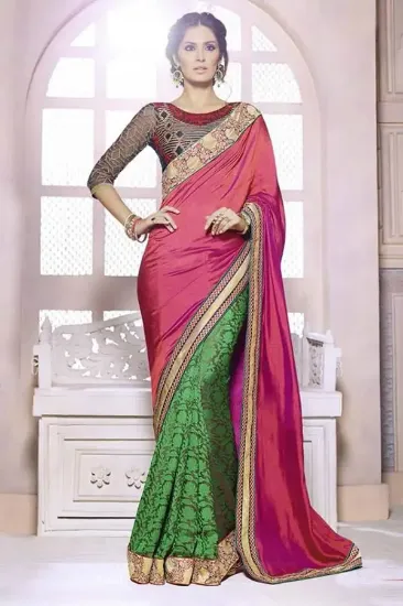 Picture of bollywood party wear indian ethnic bollywood sari boll,