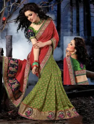 Picture of bollywood partywear resham traditional indian ethnic sa