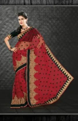 Picture of bollywood saree diy craft fabric women sarong dress han