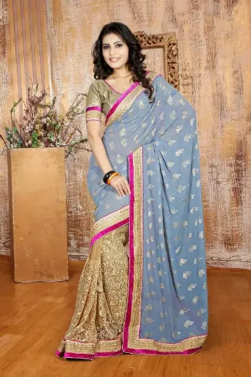 Picture of Bollywood Saree Indian Pakistani Ethnic Party Wedding D