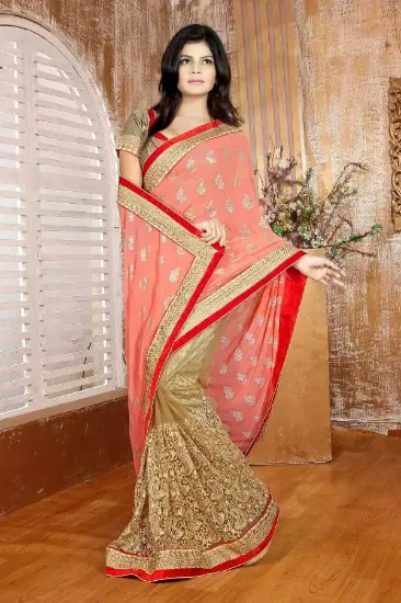 Picture of Bollywood Saree Indian Pakistani Party Wedding Designer