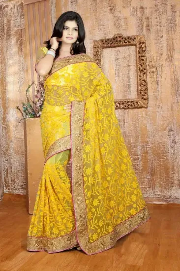 Picture of Bollywood Saree Party Wear Indian Pakistani Wedding Des