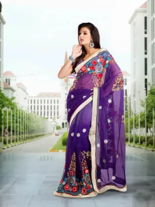 Picture of bollywood sari designer indian partywear saree traditio