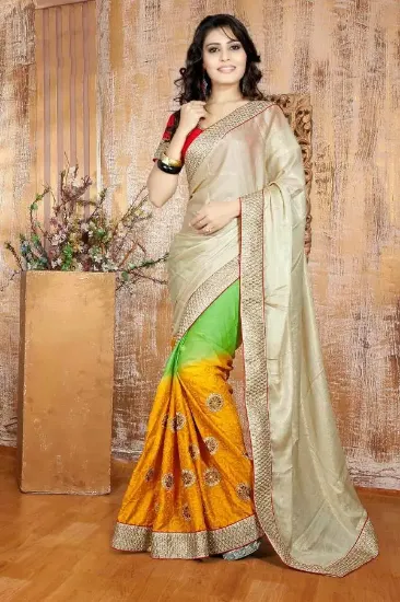 Picture of Bollywood Sari Designer Traditional Indian Partywear Sa