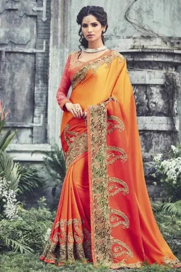 Picture of bollywood sari saree wedding traditional wear designer,