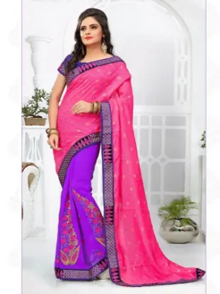 Picture of Bollywood Traditional Saree Pakistani Designer Sari mod