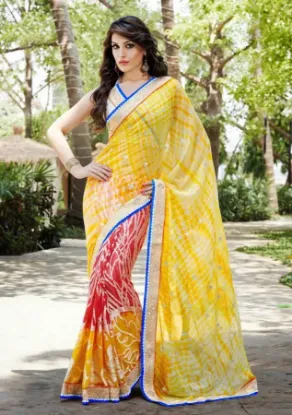 Picture of Bollywood Traditional Sari Indian Pakistani Fancy Saree