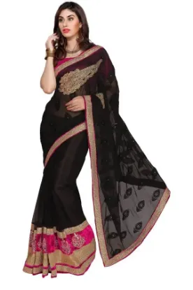 Picture of Brownfancy Silk Saree Heavy Silk Saree Diwali Festivel 