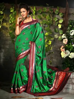 Picture of chanchal georgette printed casual saree sari bellydance