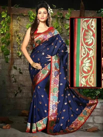 Picture of chandi georgette printed casual saree sari bellydance f