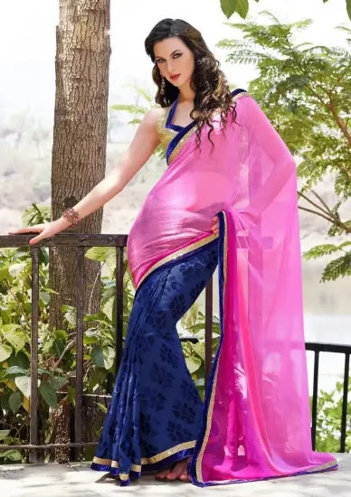 Picture of Chenderi Soft Silk Saree Grand Saree Full Jari Work mod