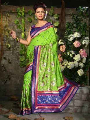 Picture of chintanika georgette printed casual saree sari bellydan