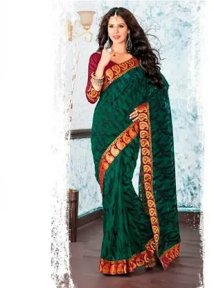 Picture of Combo Of handmade Style Sari Indian Women Ethnic Wear B