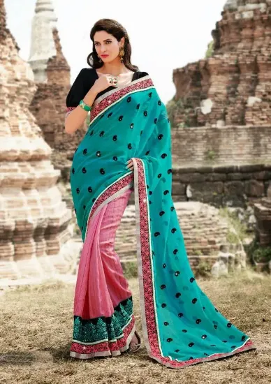 Picture of designer beautiful indian ethnic bollywood design prin,