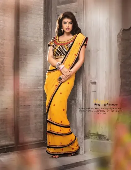 Picture of designer bridal bollywood style sari ethnic wedding sa,