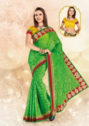 Picture of designer evening partywear saree bridal indian fancy bo