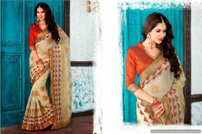 Picture of Designer Indian Partywear Saree Sari Wedding Reception 