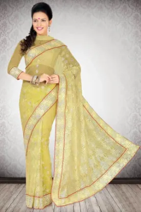 Picture of designer pakistani indian partywear saree wedding boll,