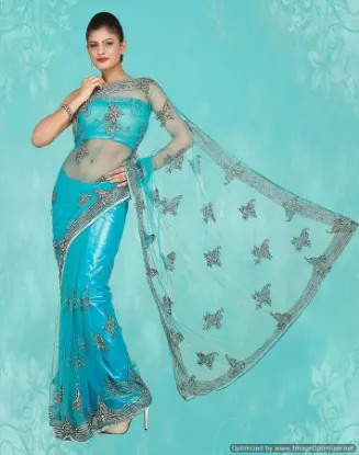 Picture of designer party wear latest bridal saree bollywood modes