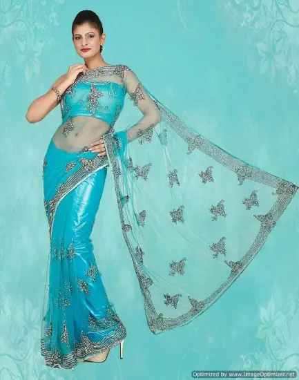 Picture of designer party wear latest bridal saree bollywood modes