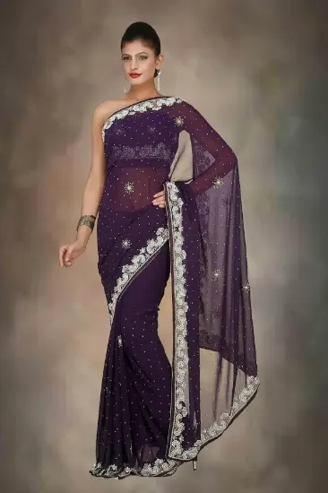 Picture of designer saree bollywood nice indian party wear sari et