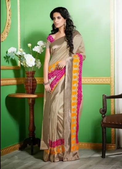 Picture of Designer Saree Ethnic Bollywood Indian Partywear Weddin