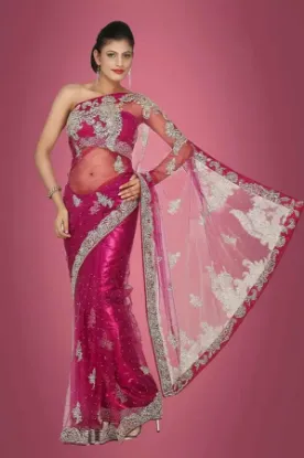 Picture of designer saree ethnic indian pakistani women wedding & 