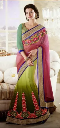 Picture of designer saree ethnic indian pakistani women wedding &,