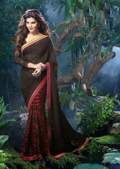 Picture of Designer Sari Ethnic Partywear Traditional Wedding Wome