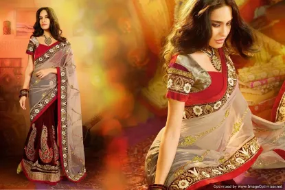 Picture of Designer Sari Saree Partywear Bollywood Indian Wedding 