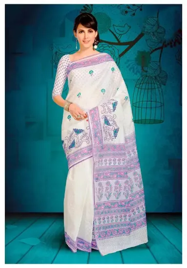 Picture of designer traditional indian partywear saree ethnic wom,